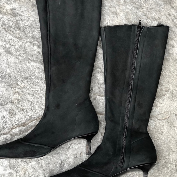 MARC CAIN ANKLE BOOT black leather suede size 38 made in Italy - Picture 14 of 16